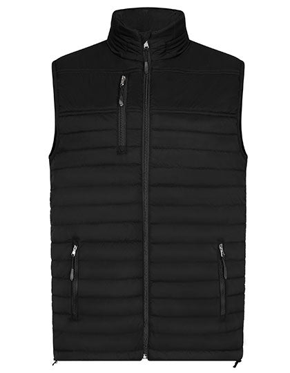 Men´s Hooded Performance Body Warmer in Black, Größe 5XL