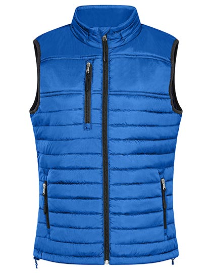 Women´s Hooded Performance Body Warmer in Royal Blue, Größe 3XL