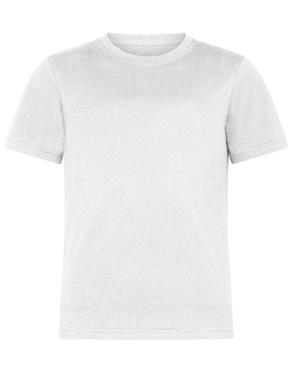 Kids´ Organic Luxury Roundneck Tees in White, Größe 3XL (158/13-14)