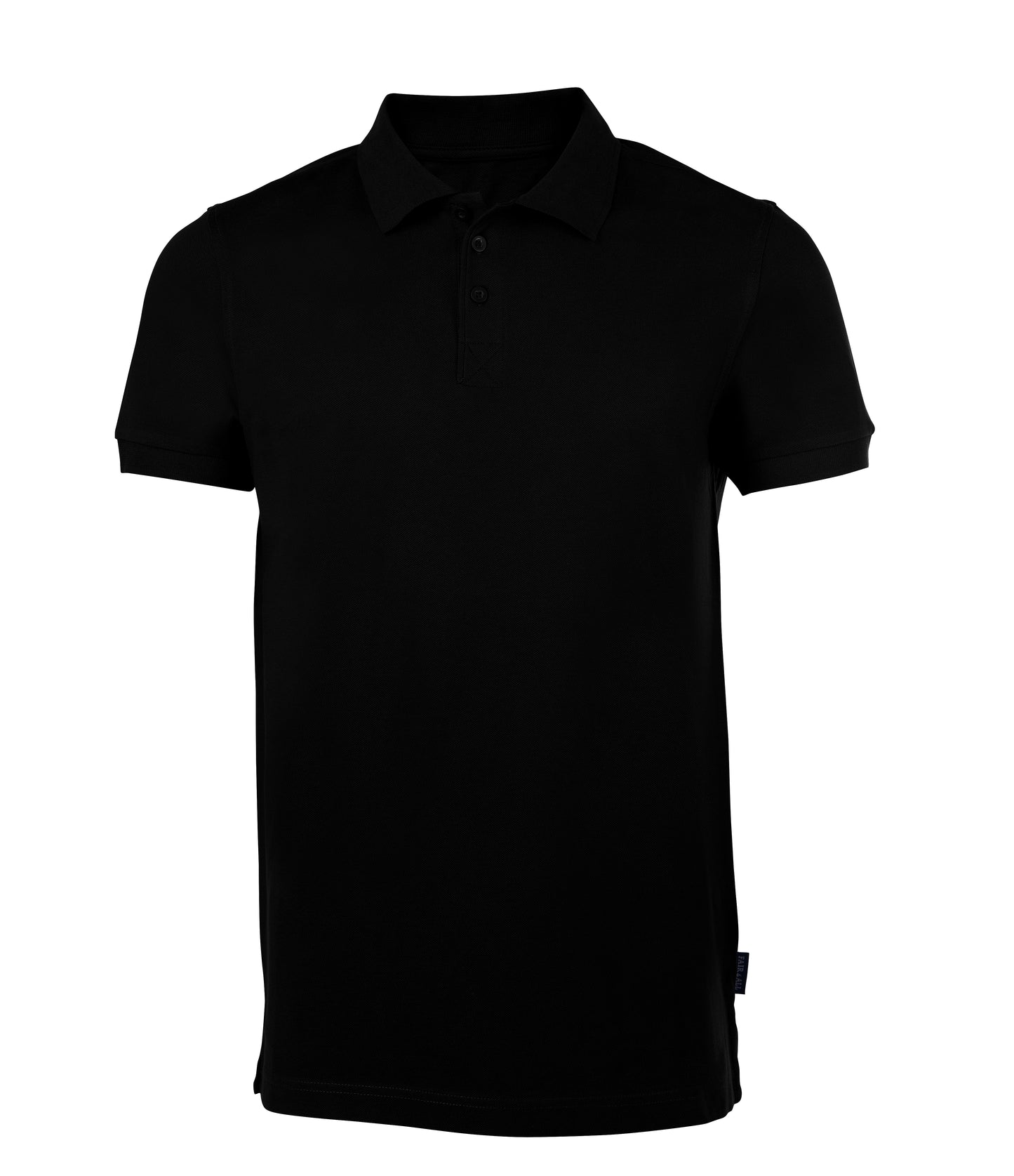 Men´s Heavy Stretch Polo in Black, Größe 5XL