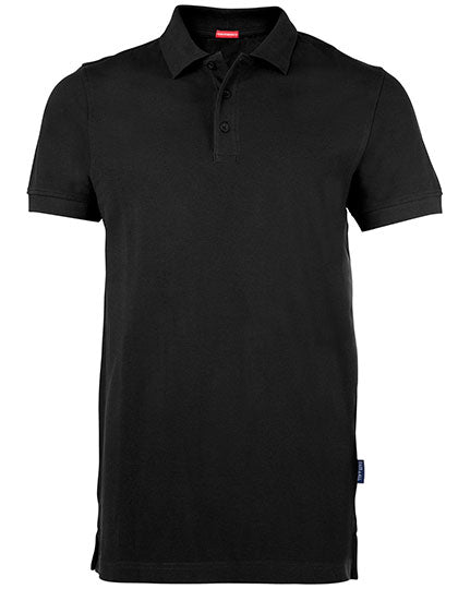 Men´s Heavy Performance Polo in Black, Größe 6XL