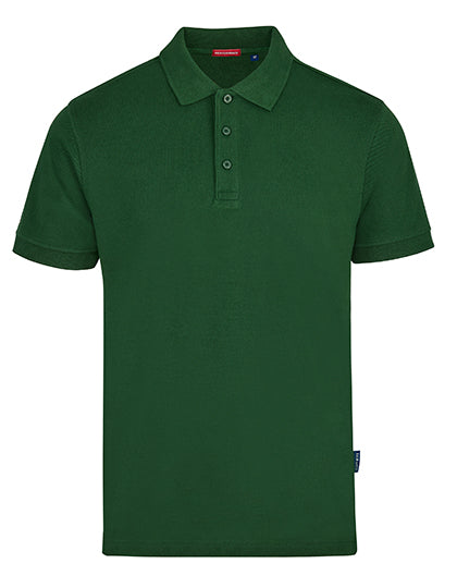 Men´s Heavy Performance Polo in Bottle Green, Größe 6XL