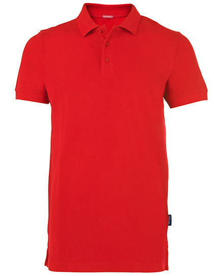 Men´s Heavy Performance Polo in Red, Größe 5XL
