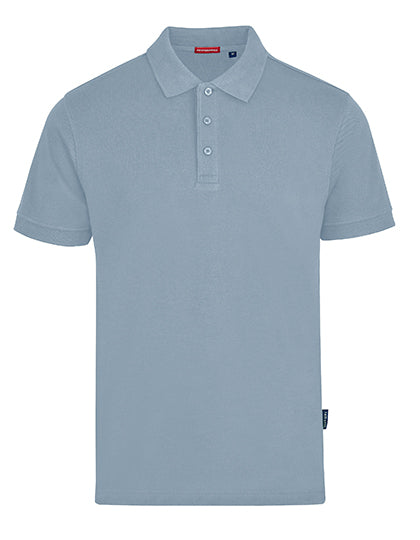 Men´s Heavy Performance Polo in Sky Blue, Größe 6XL