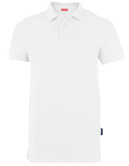 Men´s Heavy Performance Polo in White, Größe 6XL