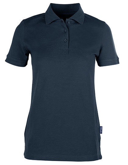 Women´s Heavy Stretch Polo in Navy, Größe 5XL