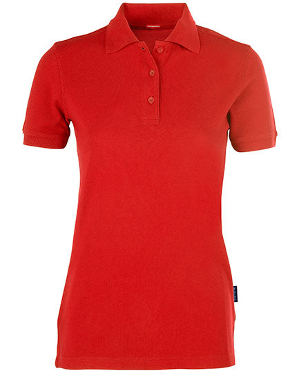 Women´s Heavy Performance Polo in Red, Größe 5XL