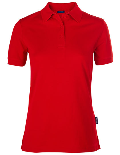 Women´s Luxury Polo in Red, Größe 5XL