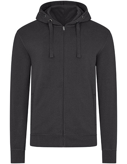 Men´s Premium Hooded Jacket in Dark Grey, Größe 6XL