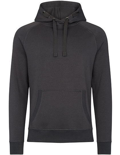 Unisex Premium Raglan Hoody in Dark Grey, Größe 6XL