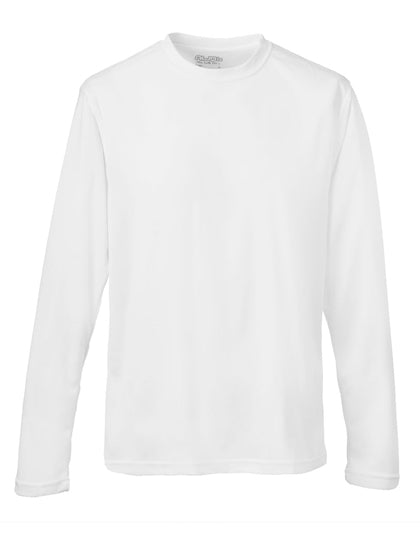 Long Sleeve Cool T in Arctic White, Größe XXL