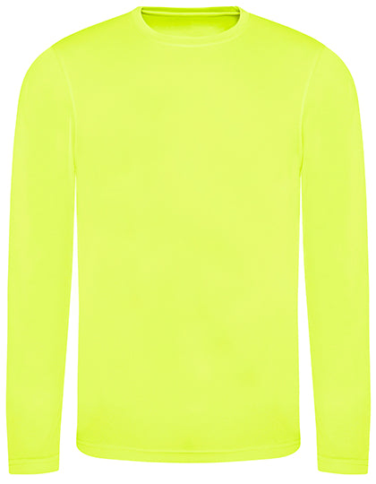 Long Sleeve Cool T in Electric Yellow, Größe XXL