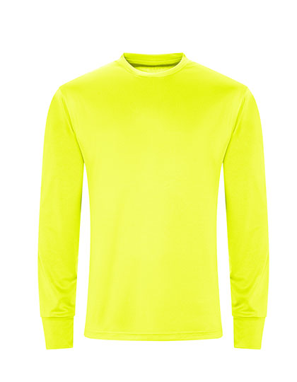 Long Sleeve Active T in Electric Yellow, Größe XXL