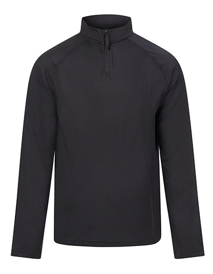 Lightweight Active 1/4 Zip in Jet Black, Größe XXL