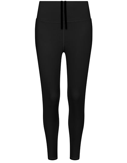 Women´s Recycled Tech Leggings in Jet Black, Größe 4XL