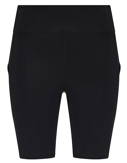 Women's Recycled Tech Shorts in Jet Black, Größe 4XL