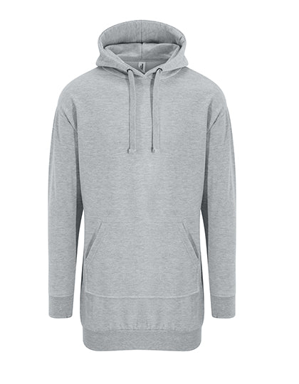 Hoodie Dress in Heather Grey, Größe XXL
