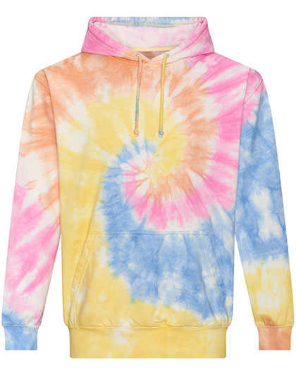 Tie-Dye Hoodie in Tie-Dye Swirl, Größe XXL