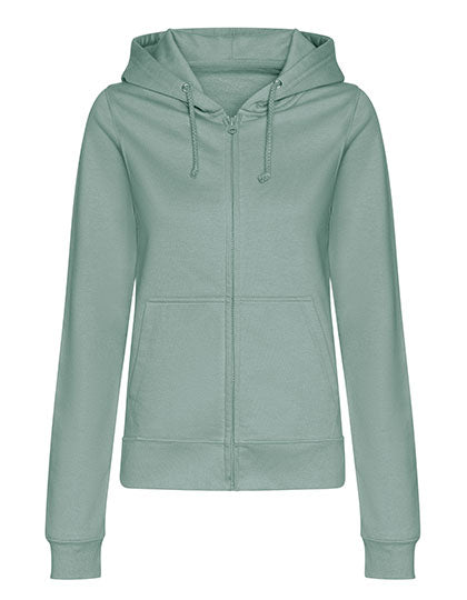 Women´s College Zoodie in Dusty Green, Größe XXL