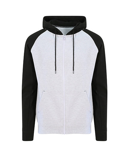 Baseball Zoodie in Heather Grey, Größe XXL