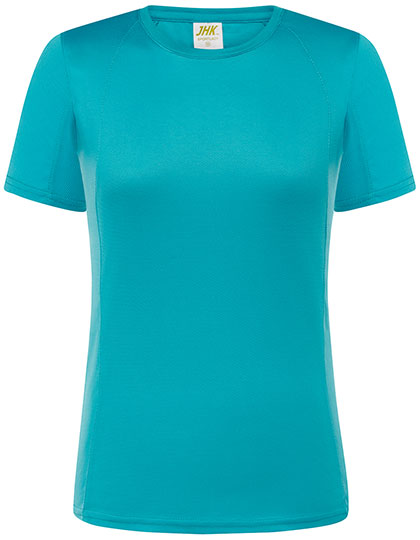 Ladies´ Sport T-Shirt in Turquoise, Größe XXL