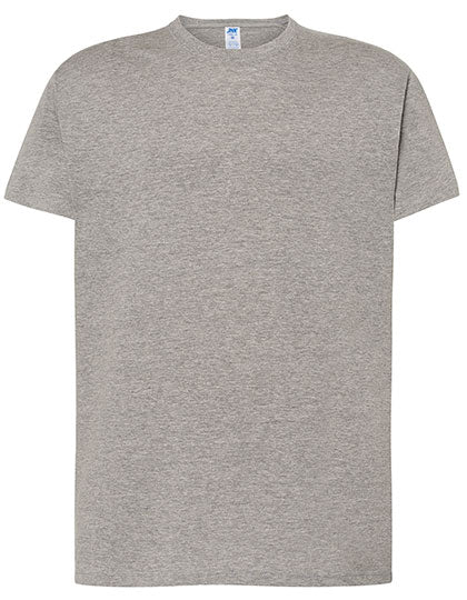 Regular Hit T-Shirt in Grey Melange, Größe 5XL