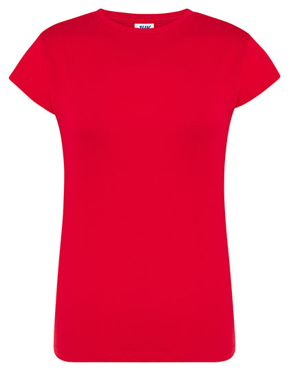 Ladies´ Regular Premium T-Shirt in Red, Größe XXL
