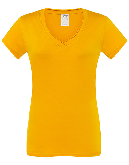 Ladies´ V-Neck Sicilia in Mustard, Größe XL