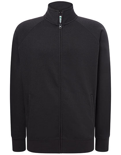 Full Zip Sweatshirt in Charcoal, Größe XXL