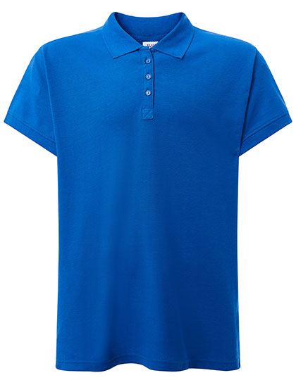 Ladies´ Curves Polo in Royal Blue, Größe XL