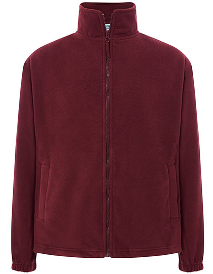 Men´s Fleece Jacket in Burgundy, Größe XXL