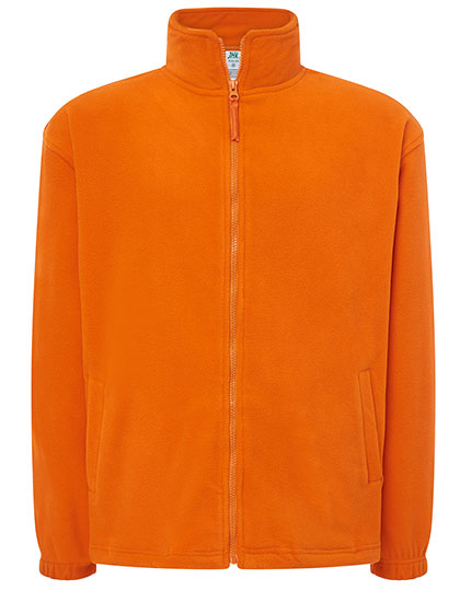 Men´s Fleece Jacket in Orange, Größe XXL