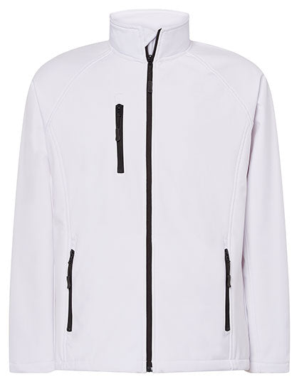 Softshell Jacket in White, Größe XXL