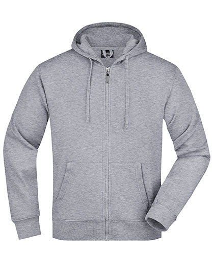 Men´s Hooded Jacket in Grey Heather, Größe 3XL