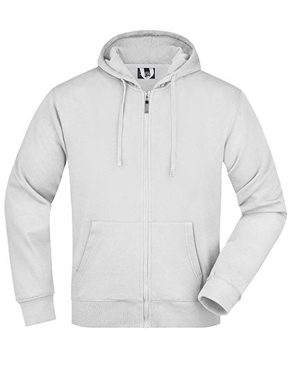Men´s Hooded Jacket in White, Größe 3XL
