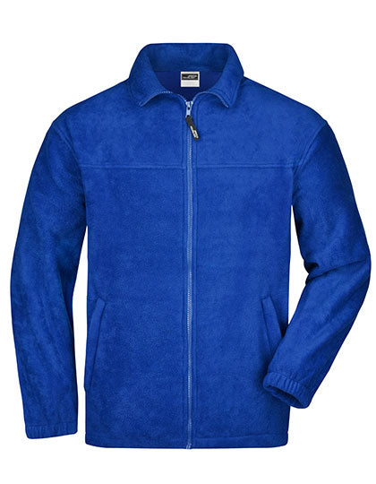 Full-Zip Fleece in Royal, Größe 4XL