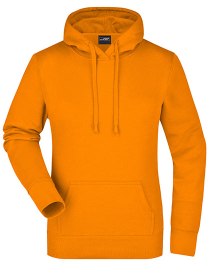 Ladies´ Hooded Sweat in Orange, Größe XXL