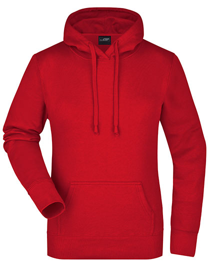 Ladies´ Hooded Sweat in Red, Größe XXL