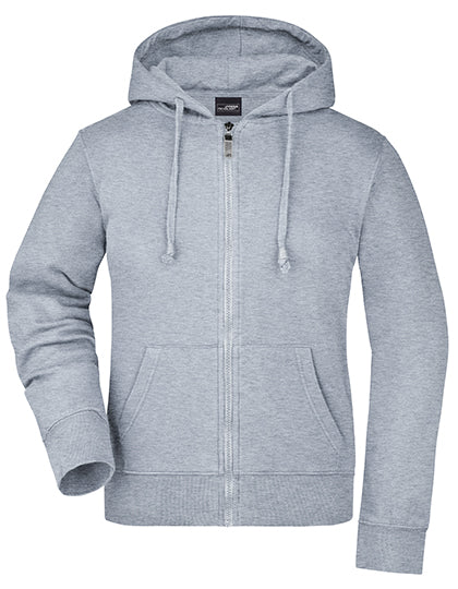 Ladies´ Hooded Jacket in Grey Heather, Größe XXL