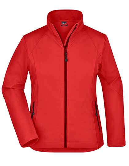Ladies´ Softshell Jacket in Red, Größe XXL