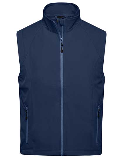 Men´s Softshell Vest in Navy, Größe 3XL