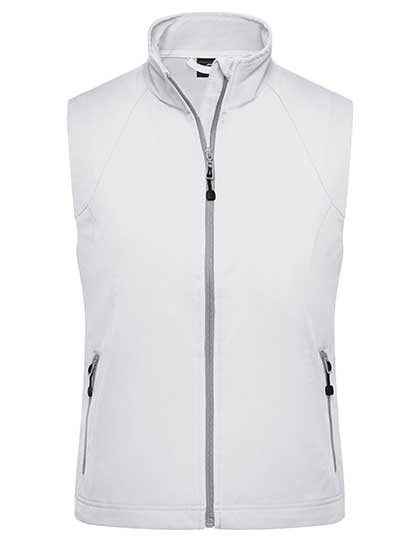 Ladies´ Softshell Vest in Off White, Größe XXL