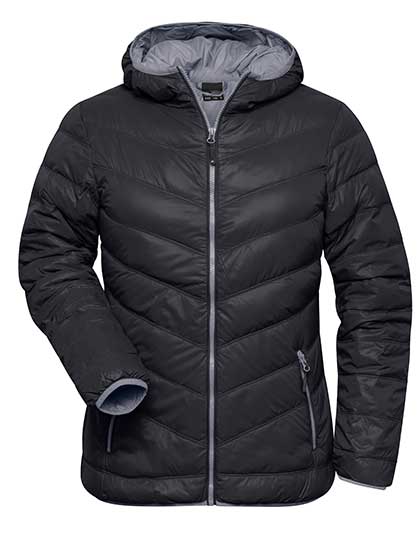 Ladies´ Down Jacket in Black, Größe XXL