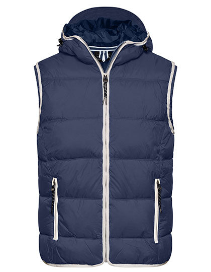 Men´s Maritime Vest in Navy, Größe 3XL