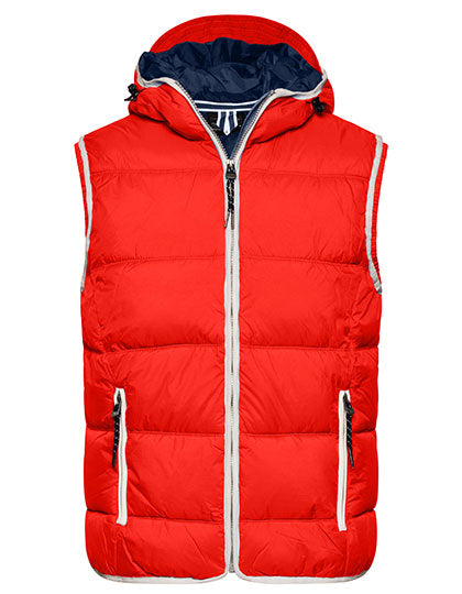 Men´s Maritime Vest in Red, Größe 3XL