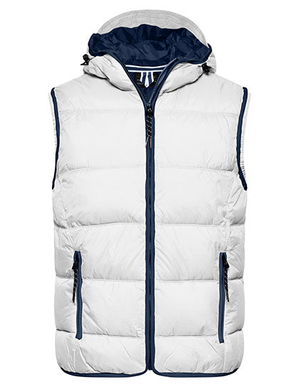 Men´s Maritime Vest in White, Größe 3XL