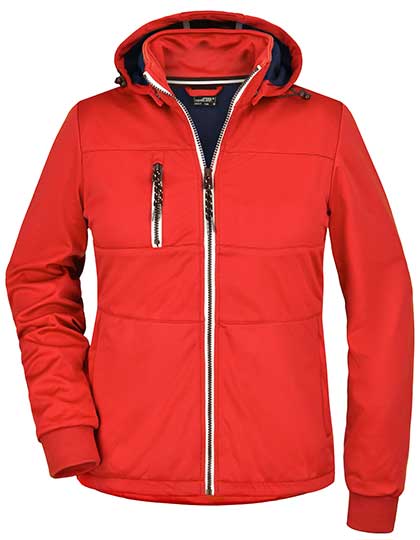 Ladies´ Maritime Jacket in Red, Größe XXL