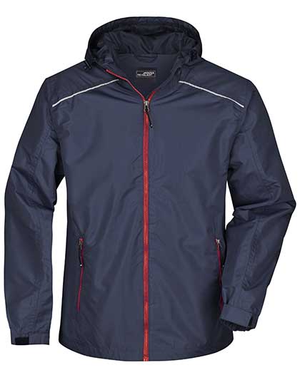 Men´s Rain Jacket in Navy, Größe 3XL