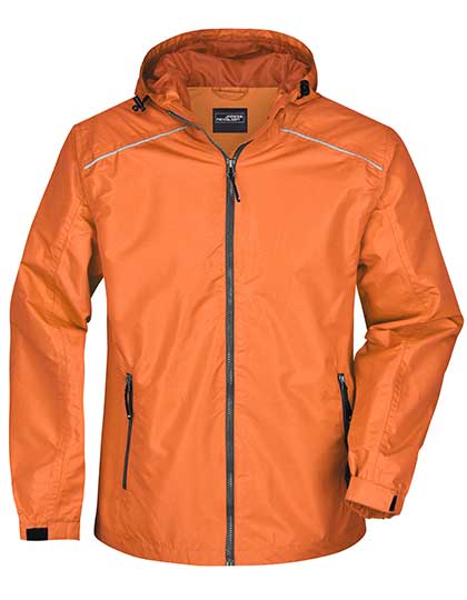Men´s Rain Jacket in Orange, Größe 3XL