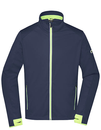 Men´s Sports Softshell Jacket in Navy, Größe 3XL